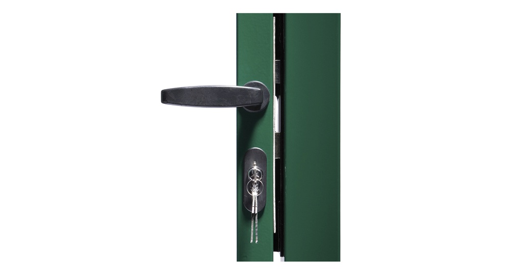 Portillon Hercules - Simple battant ouvrant droit - VERT