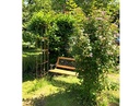 MLB Arche de jardin en acier brut 