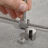 Bouchon de serrage pour câbles inox 3mm
