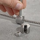 Bouchon de serrage pour câbles inox 3mm