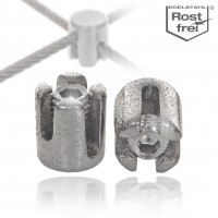 Collier de serrage de croisement pour câble inox 3mm