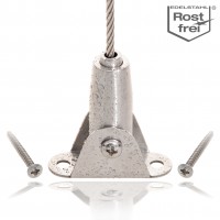 Support mural DE FIN pour câbles inox 3mm (pour palissage)