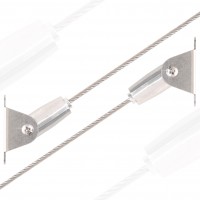 Support mural DE FIN pour câbles inox 3mm (pour palissage)