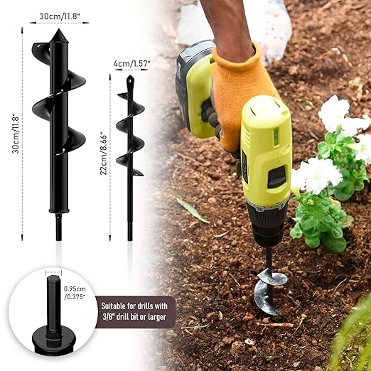 Tarière à fixer sur visseuse - Lot de 2