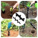 Tarière à fixer sur visseuse - Lot de 2