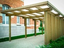 Carport Original en Pin Rouge du Nord - Collstrop