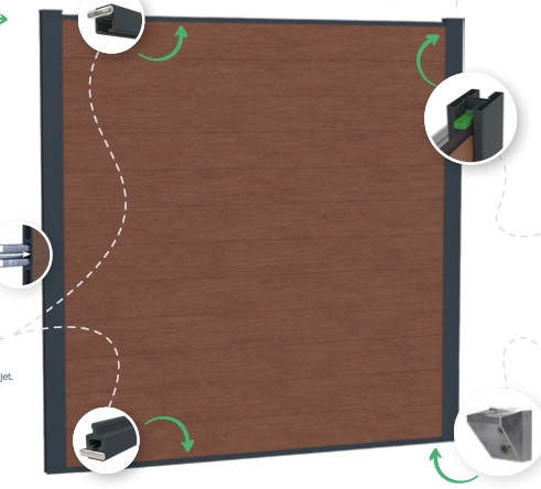 Strata - lames en composite co-extrudé
