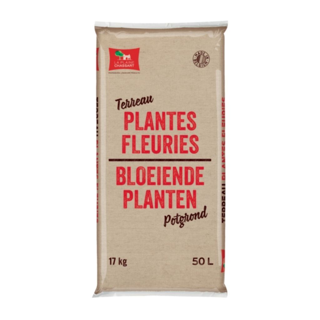 Terreau plantes fleuries