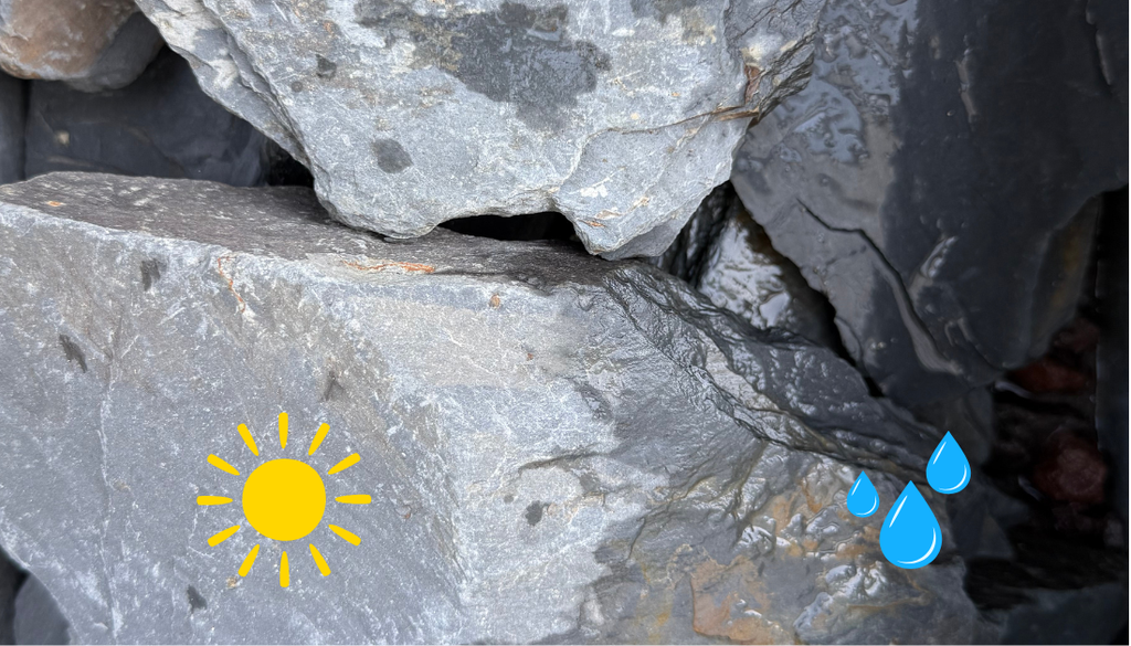 Copeaux de schiste 15-80 mm