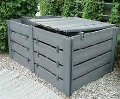 Couvercle pour bac à compost en PVC gris - en kit (5 planches)
