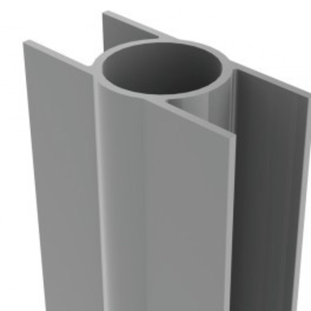 Guide plaque en PVC pour plaque en béton