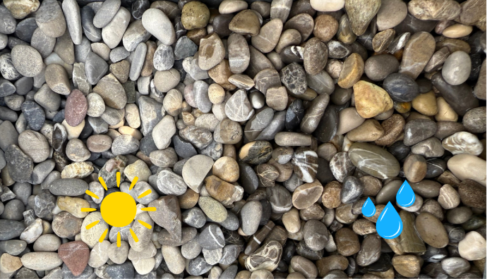 Graviers roulés Alpes 8-12 mm