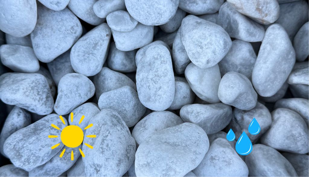 Graviers roulés Carrara 25-40 mm