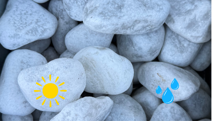 Galets Carrara 4-6 cm - sac de 20 kg