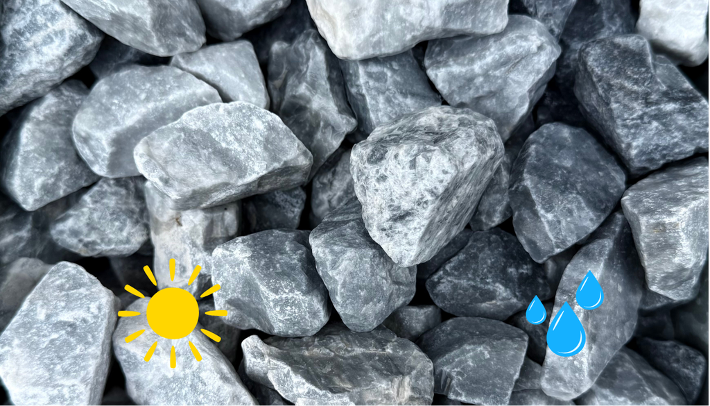 Graviers concassés Icy Blue 25-40 mm