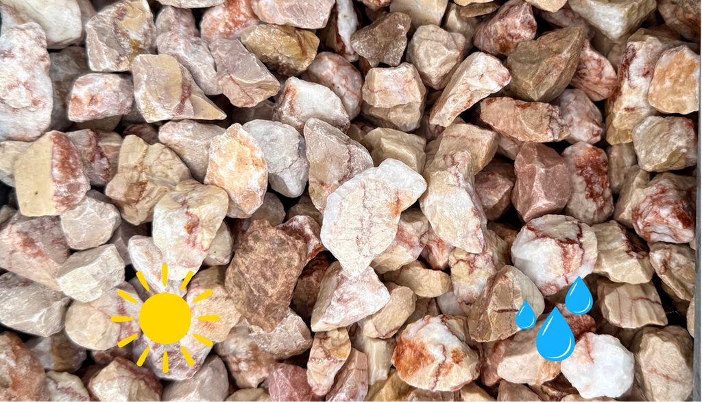 Graviers Marbre rose 10-20 mm