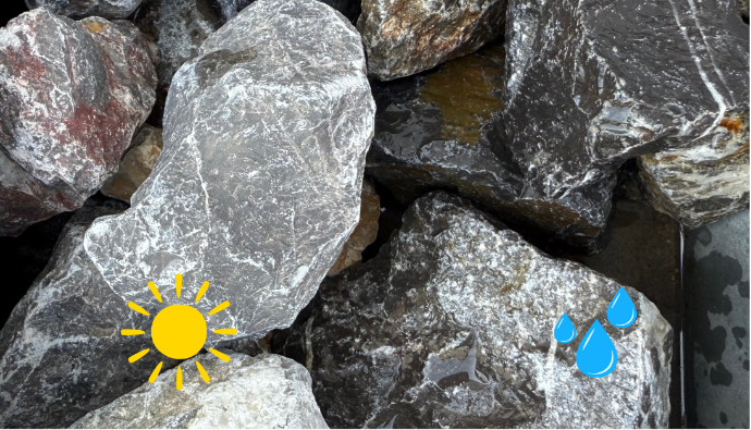 Pierraille grise 60-90 mm