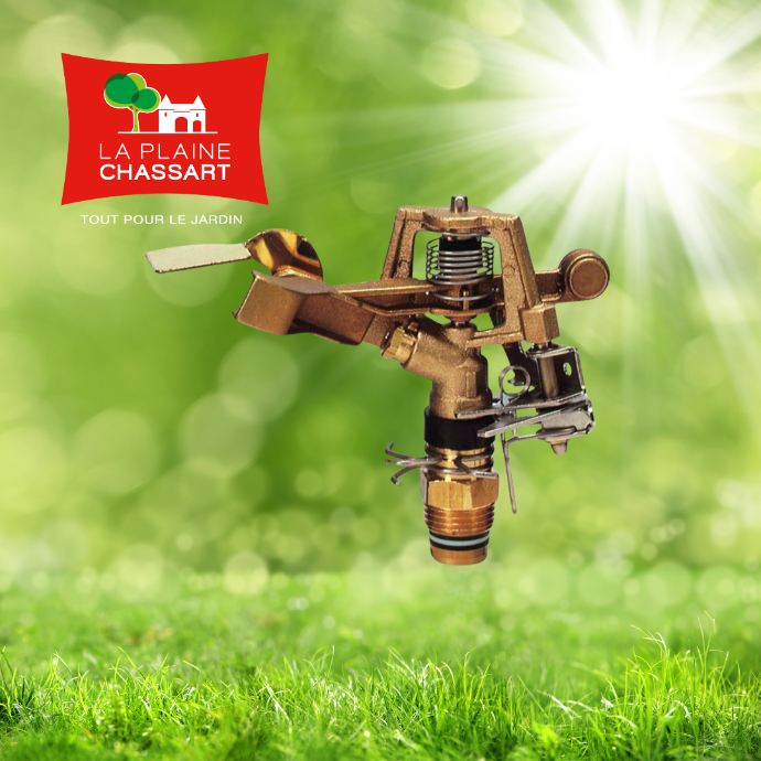 Arroseur circulaire laiton à impact - AUBIA