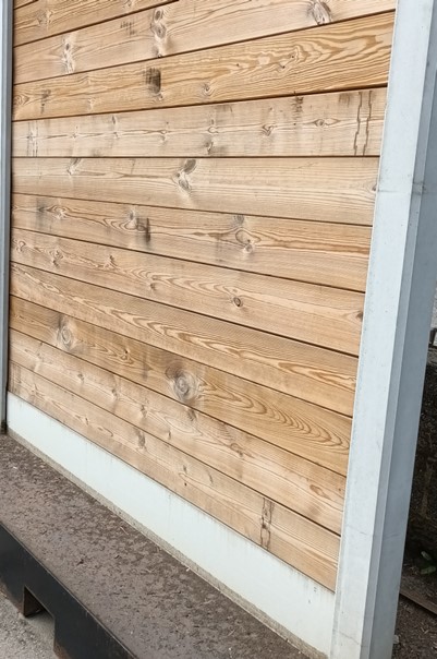 Plaque béton léger pour poteaux rainurés - Blanc