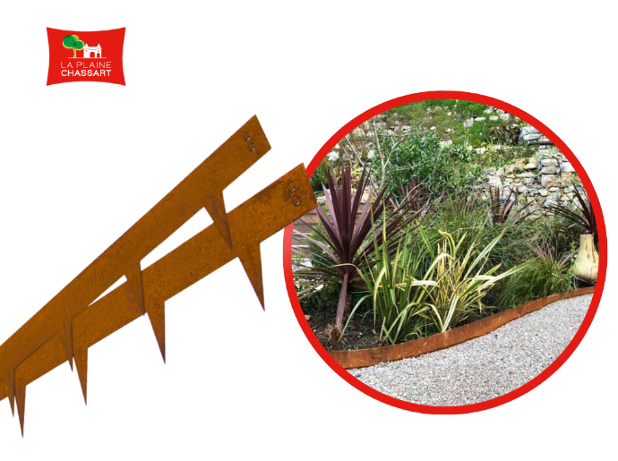 Bordure Core Edge 1.6mm x 10 x 107 cm - CORTEN