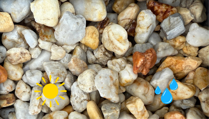 Graviers roulés Taunus jaune 16-32 mm