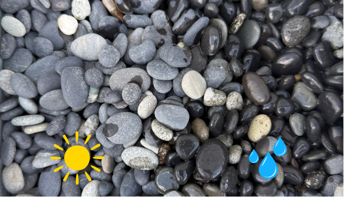 Graviers roulés Castle Black 8-16mm