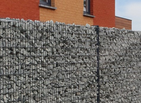 Poteau clôture Gabion EASY - ANTHRACITE