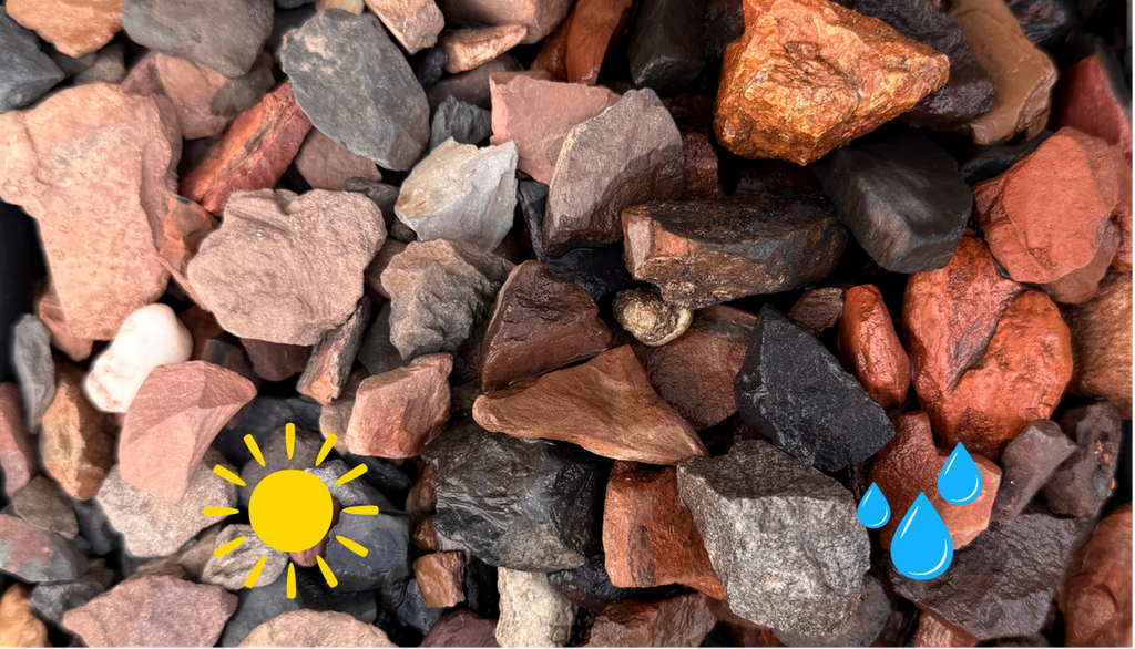 Schiste rouge 16-22 mm - Sac de 20KG