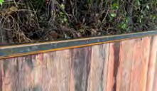 Lisse Corten pour Palplanches épaisseur 4,5cm