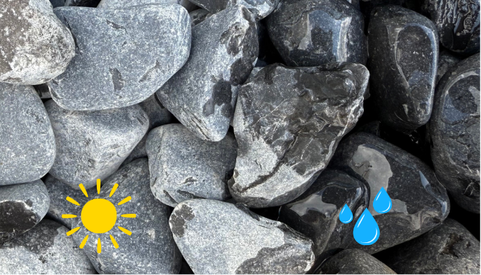 Galets Urban Black 3-6 cm