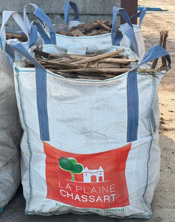 Bois tout-venant/ à brûler - Bigbag de 1m³ 
