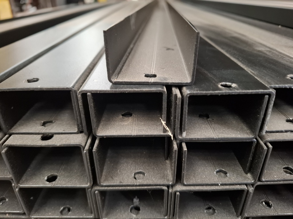 Profils U en aluminium pour Poteau universel H - Anthracite