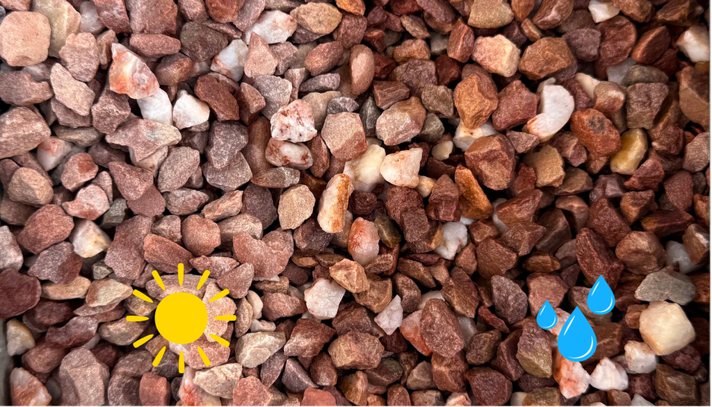 Graviers Rose Lorraine 16-22 mm - Big Bag de 500 kg