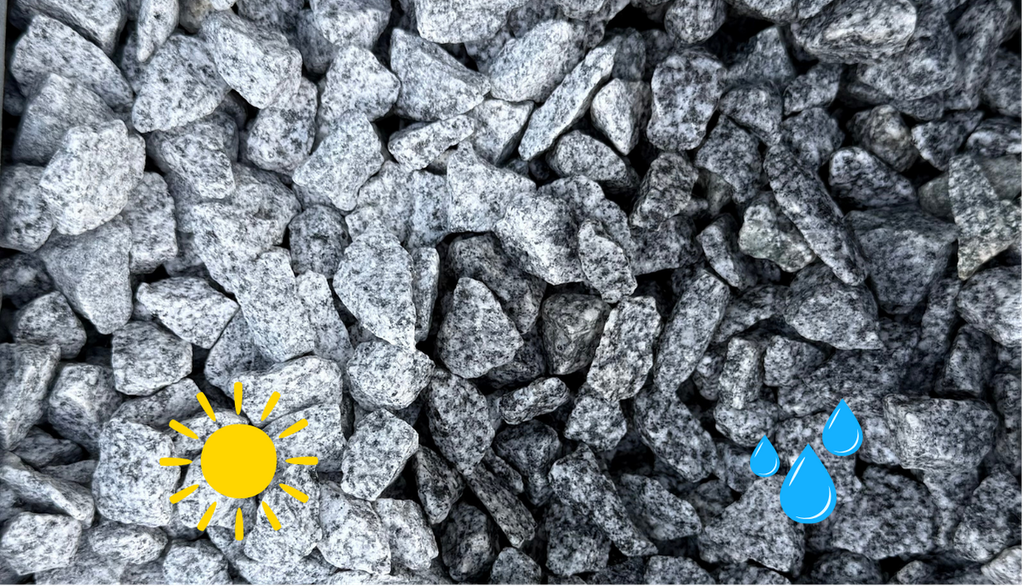 Graviers Granito Grigio 11-16 mm - Big Bag de 500 kg