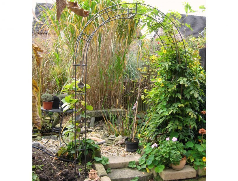 Arche de jardin - acier brut 