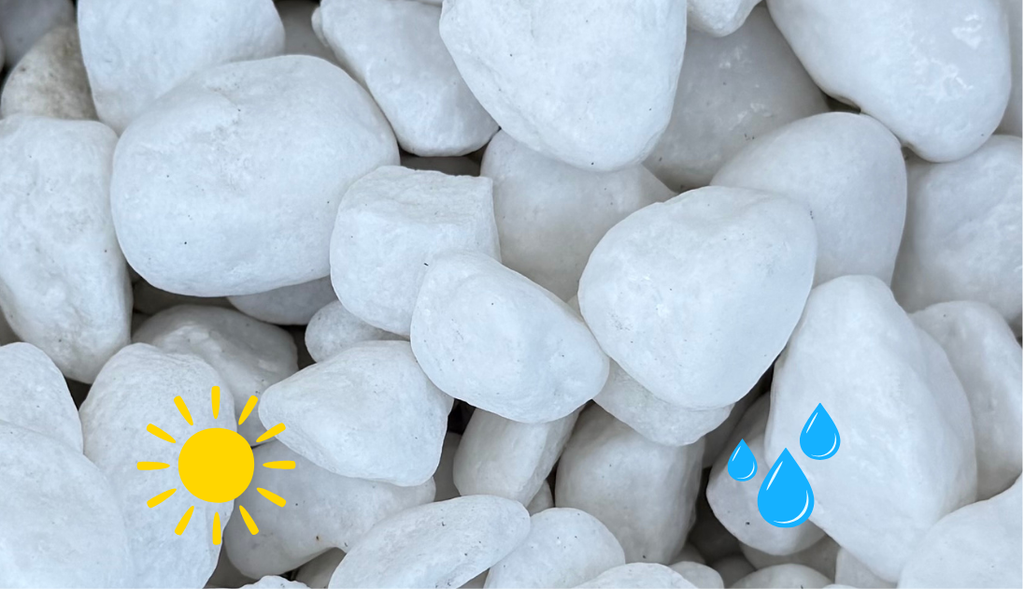 Galets Polar white 25-40 mm