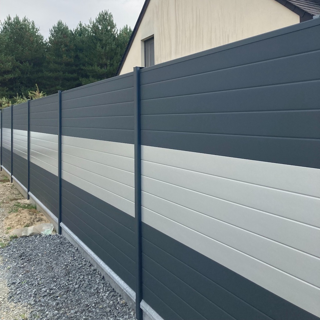 Module Kingspan - Planche rainurée - Anthracite