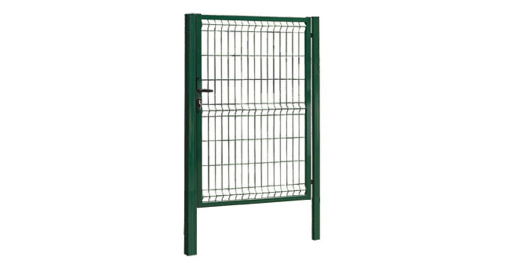 Portillon Hercules - Simple battant poussant droit - NOIR