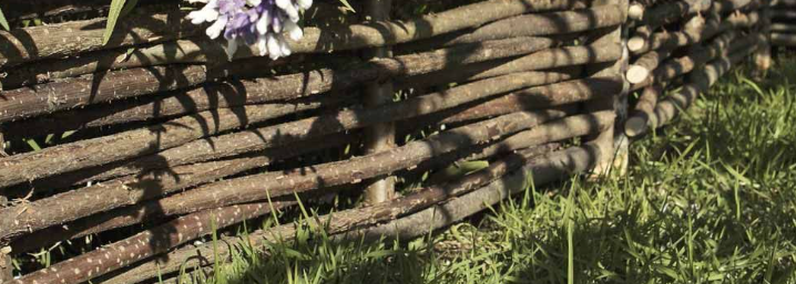 Bordure en noisetier tressé - 25 x 200cm