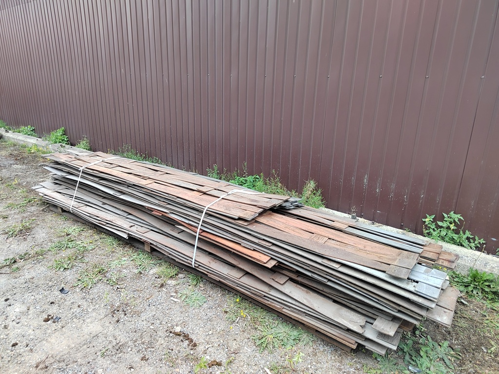 Tressages en azobé déclassés