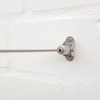 Support mural DE FIN pour câbles inox 3mm (pour palissage)