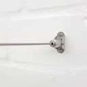 Support mural DE FIN pour câbles inox 3mm (pour palissage)
