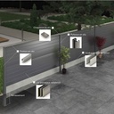 Profil de finition Alu pour modules Kingspan - Anthracite