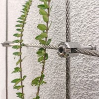 Support mural intermédiaire pour câbles inox 5mm ! (pour palissage)
