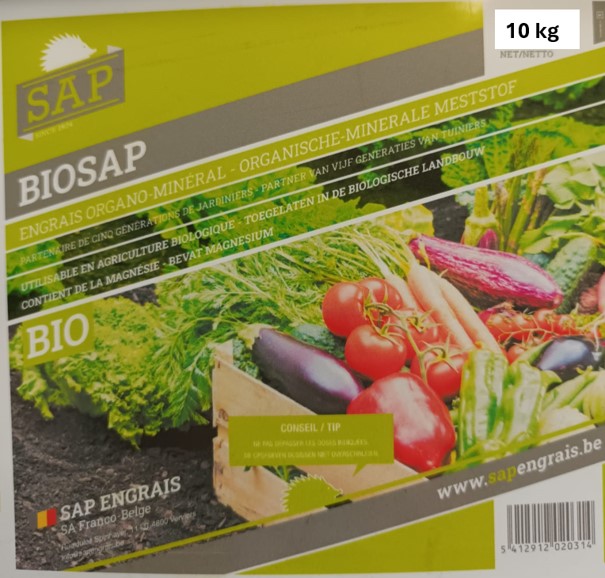 SAP BIOSAP engrais organo-minéral BIO 3-6-12+3