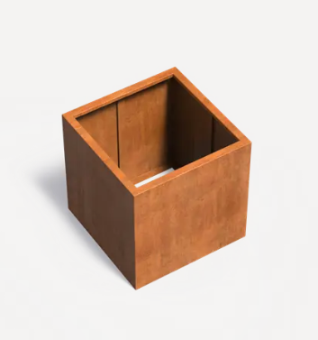 Bac en acier corten sans fond - Carrez