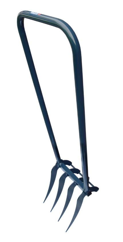 Fourche Grelinette ergonomique 4 dents plates - De Pypere