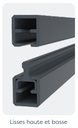 Kit lisses haute et basse pour module Strata