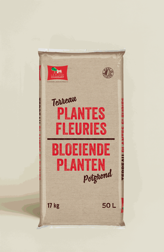 Terreau plantes fleuries