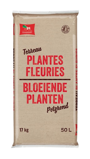 Terreau plantes fleuries